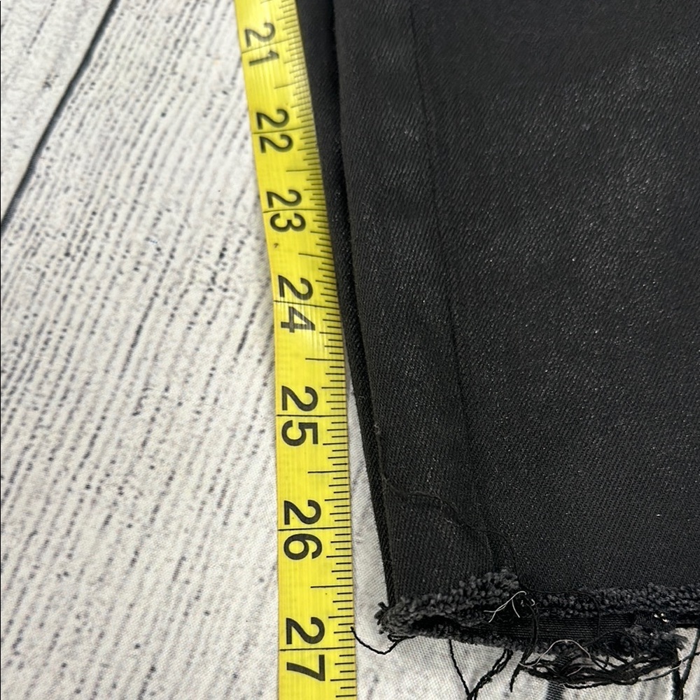 All Saints Sz 25 Miller Black Skinny Jeans w/Silver Studs - Picture 13 of 16